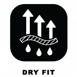 dry fit clothing technology icon